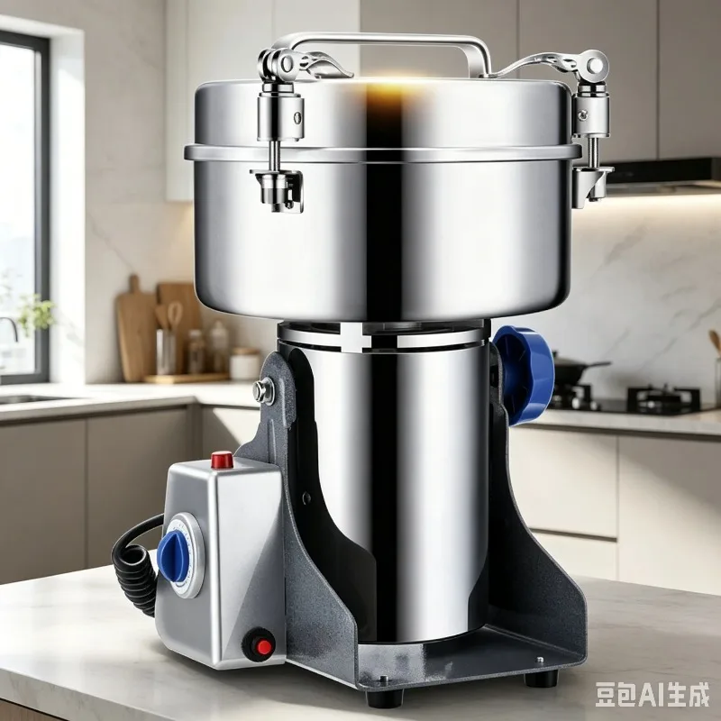 

1000G Stainless Steel Grinder Machine Ultra Fine Powder Mill For Home Commercial Chinese Herb Grinding