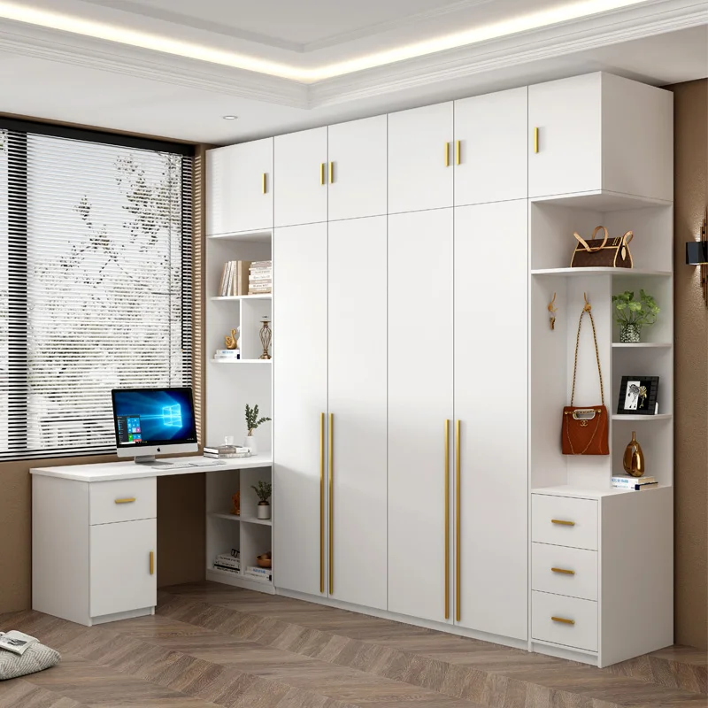 Wardrobes Laminate Two-door Metal Mirror Luxurious Wholesale Walldrope Smart Wall Photos Wardrobes