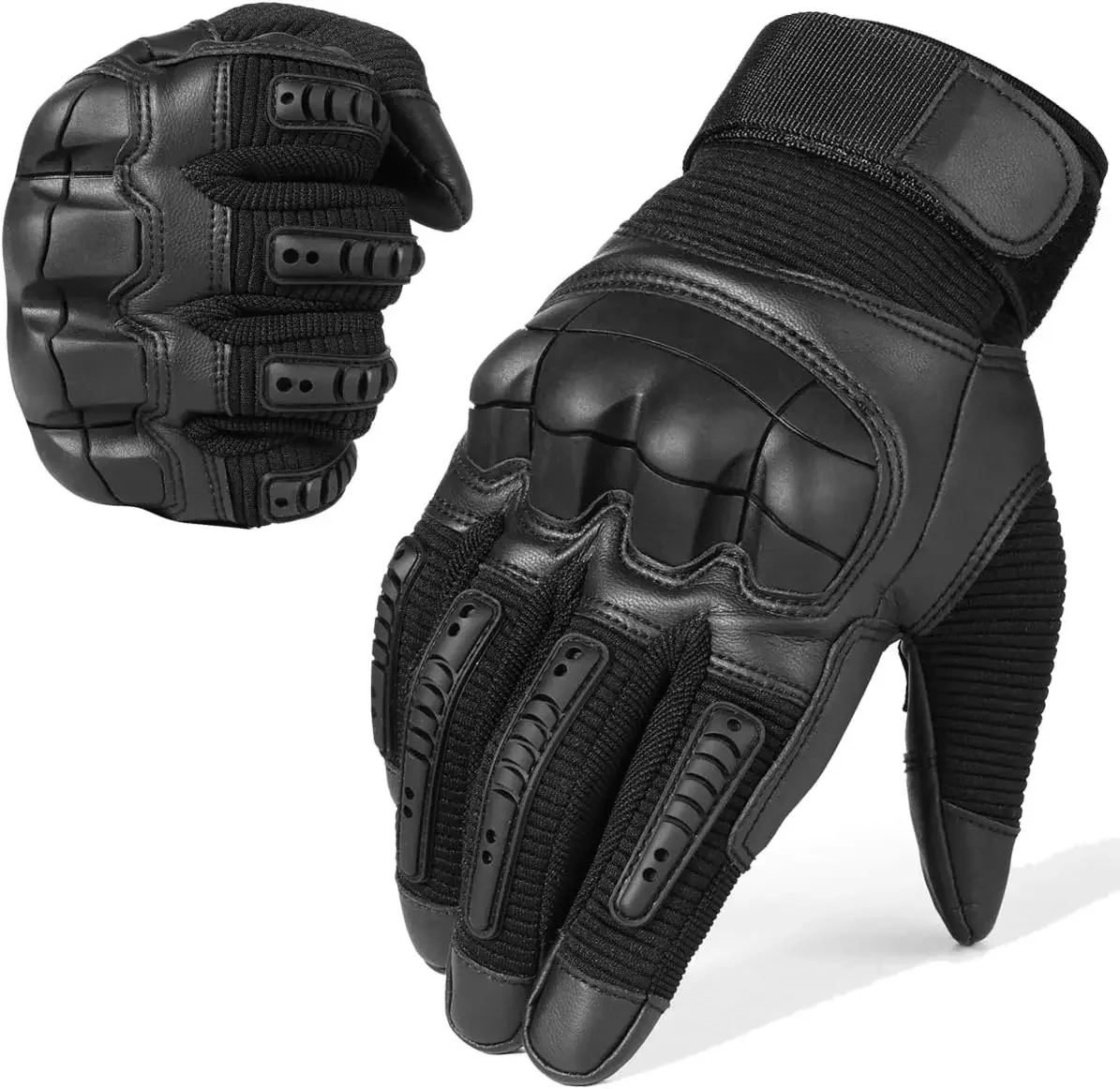 Men's Touchscreen Motorcycle Tactical Gloves for Airsoft Paintball Cycling Motorbike ATV Hiking Riding Work Outdoor Sports