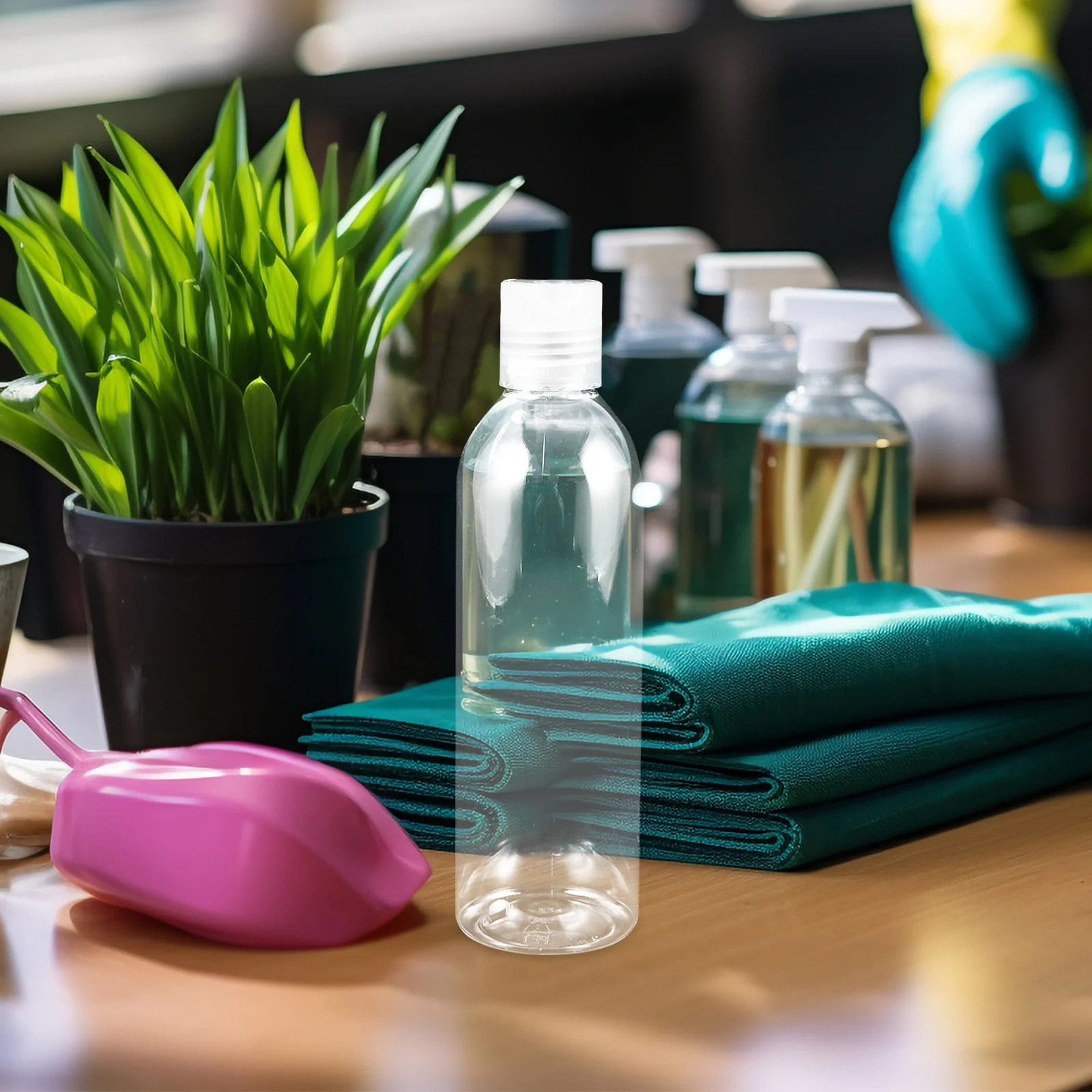 6 Stuks 250Ml Draagbare Reizen Flessen Hervulbare Lekvrij Shampoo Dispenser Voor Camping Wandelen Lege Containers Lotion