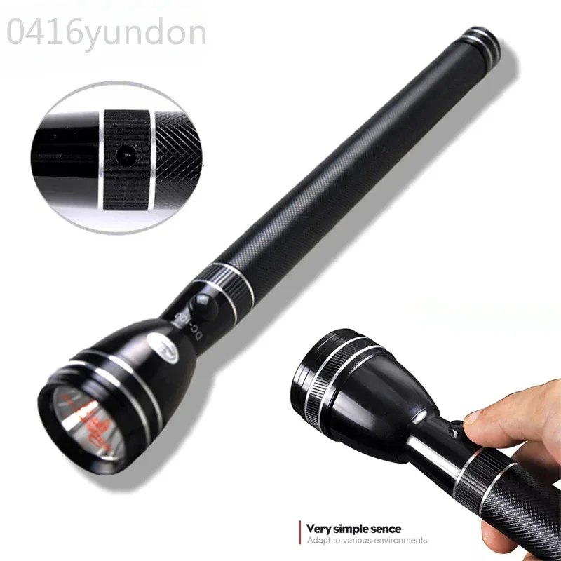 

Powerful Bright Tactical Flashlight strong lights 500M long-range portable Led Type-C rechargeable torch 2000MAH