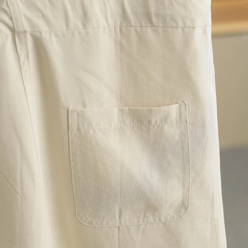 Summer New Women's One-Piece Suit ort Sve Dstring Collar Pure Color High Waist Straight Leg High Street Sle