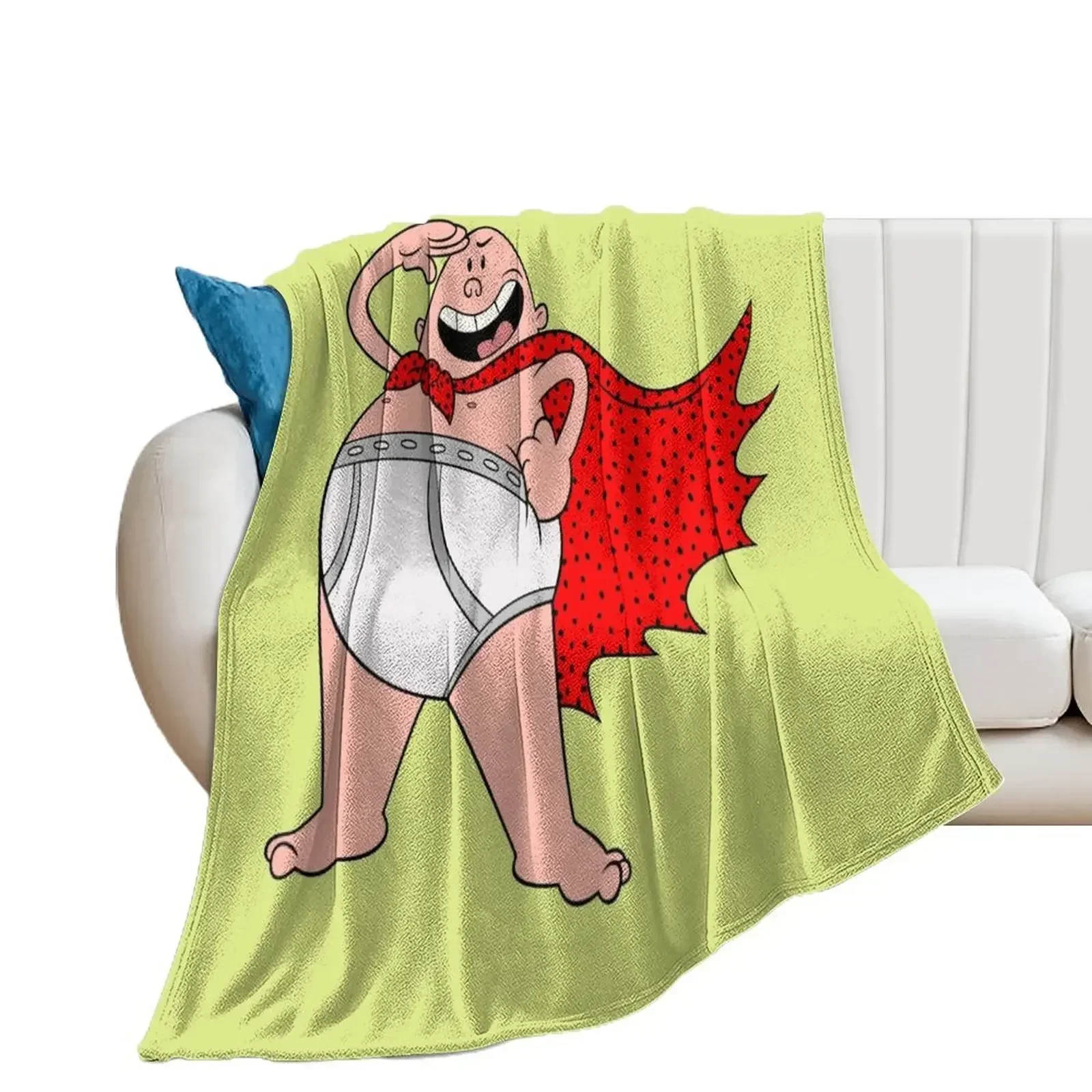 Captain Underpants Throw Blanket Luxury Designer Bed covers Blankets