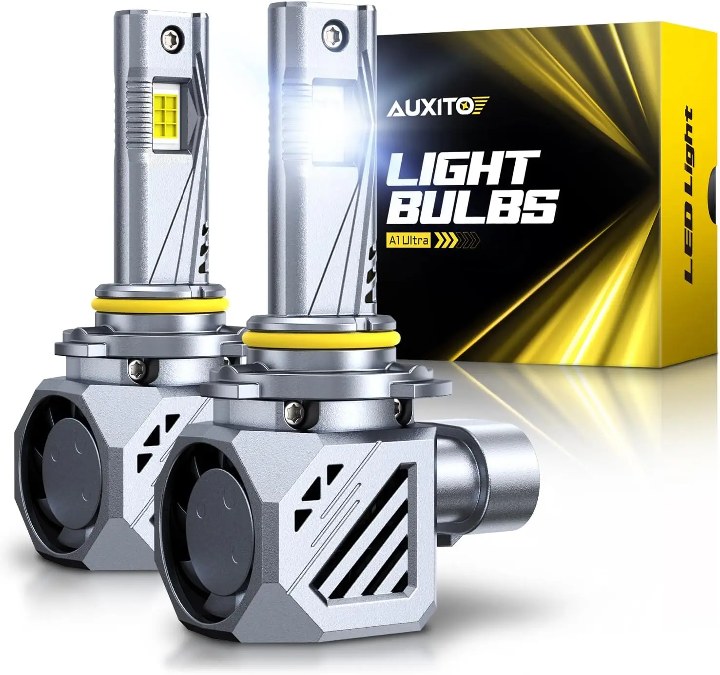 HB4 9006 Bulbs, 70000LM Brighter Ultra-Bright, Simple Plug-and-Play, Extended Lifespan, Flicker-Free, 99% Compatibility, 2 Pack