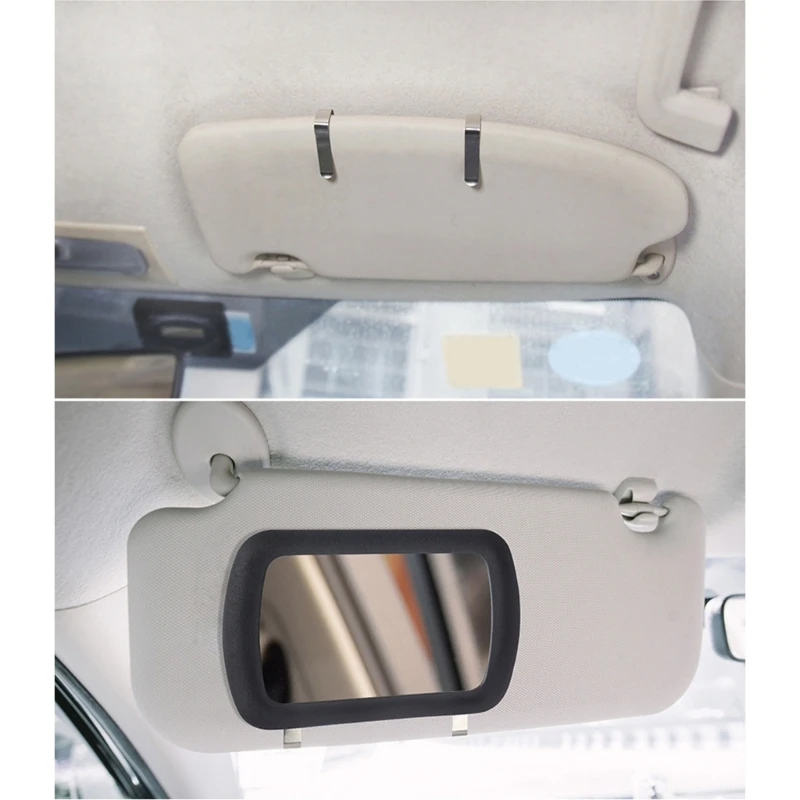 QM Auto Accessory Car Cosmetic Glass Sunvisor Glass Makeup Vanity Glass