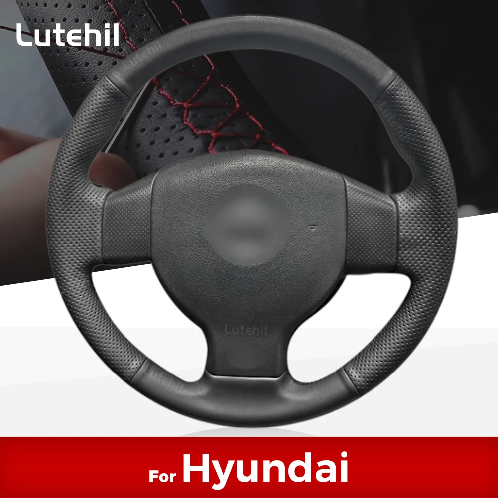 For Nissan Tiida 2004-2010 Sylphy 2006-2011 Versa 2007-2011 Versa Noteinterior Custom Car Steering Wheel Braid Cover Hand Sewing