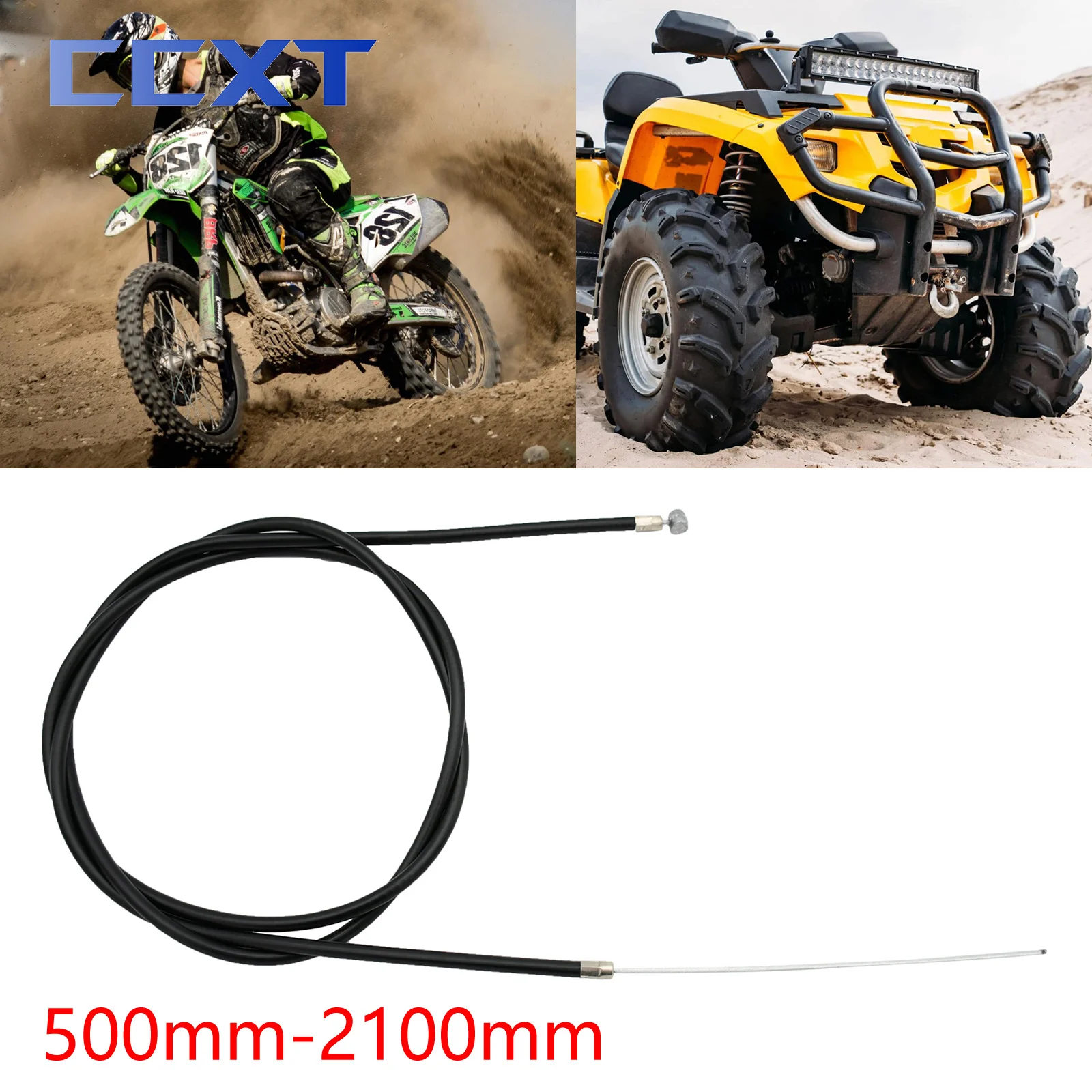 500mm-2100mm Length Cable Brake Cable For Electric Scooter Mini Kids Minimoto Dirt Bike Kart Buggy ATV Motocross Universal Parts