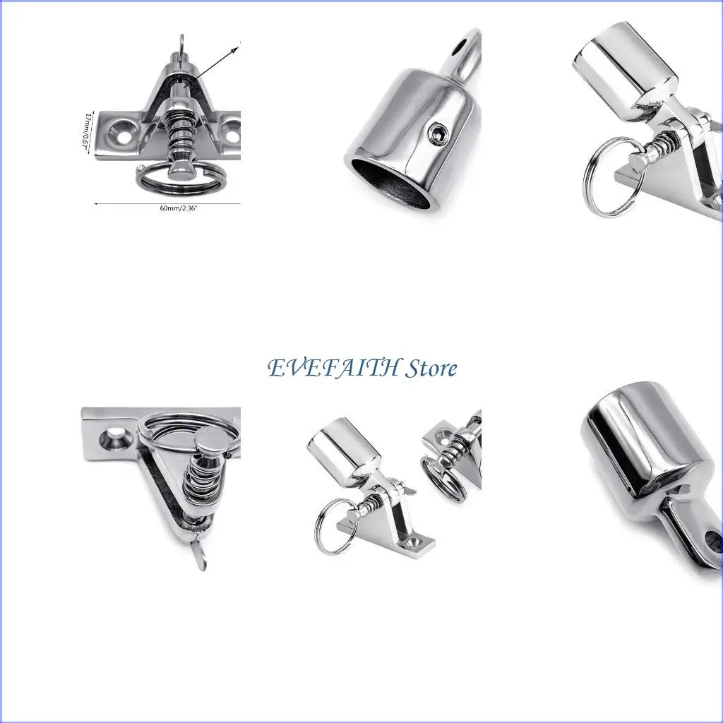 

124b 1 Pack Marine Grade Bimini Top 90 ° нержавеющая сталь шарнир