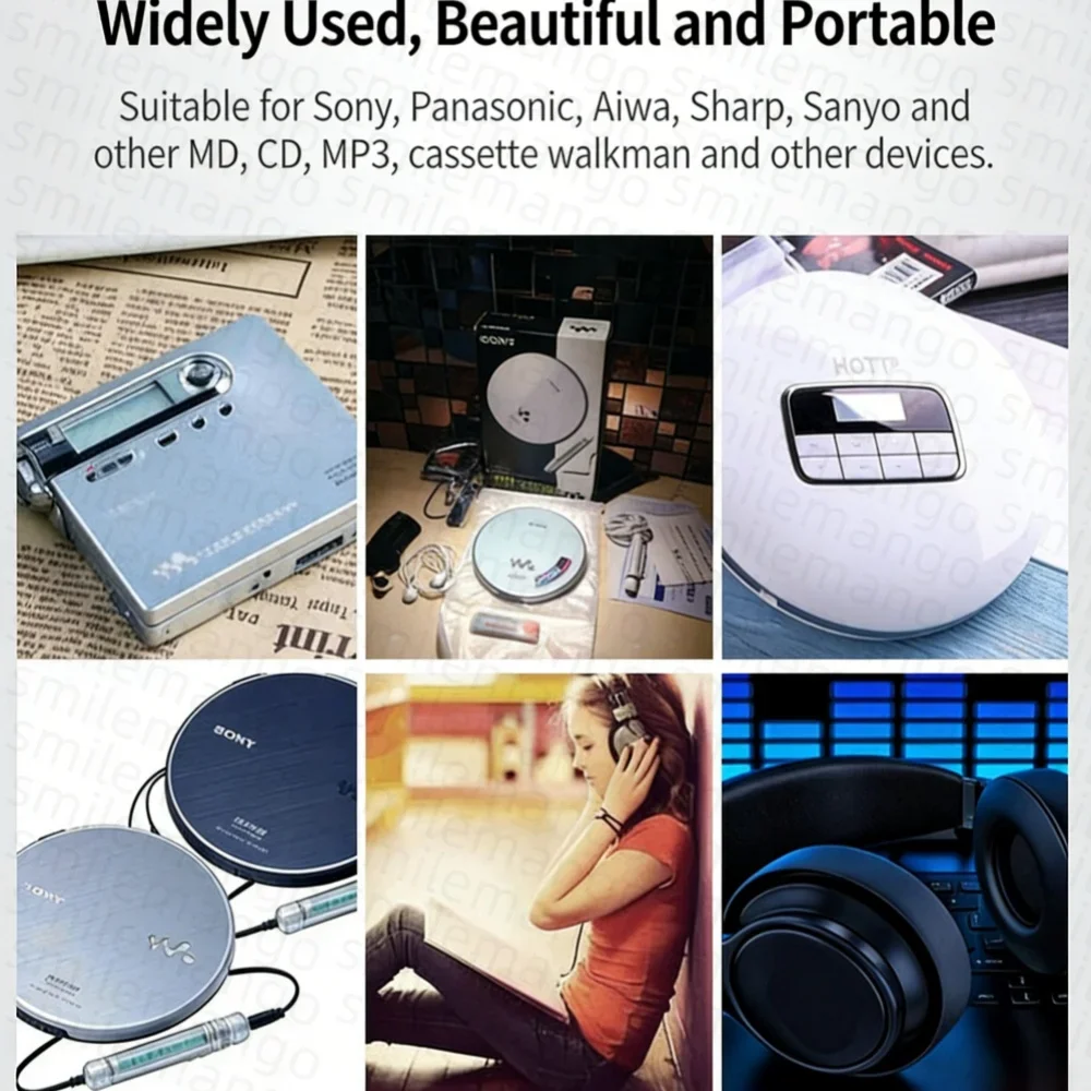 Akumulator NiMH 1.2V 1450mAh, kompatybilny z Walkmanami Sony-Panasonic 7/5 F6 67 F6, odpowiedni do odtwarzaczy kasetowych Panasonic-Sony MD CD. — zdjęcie produktu 4