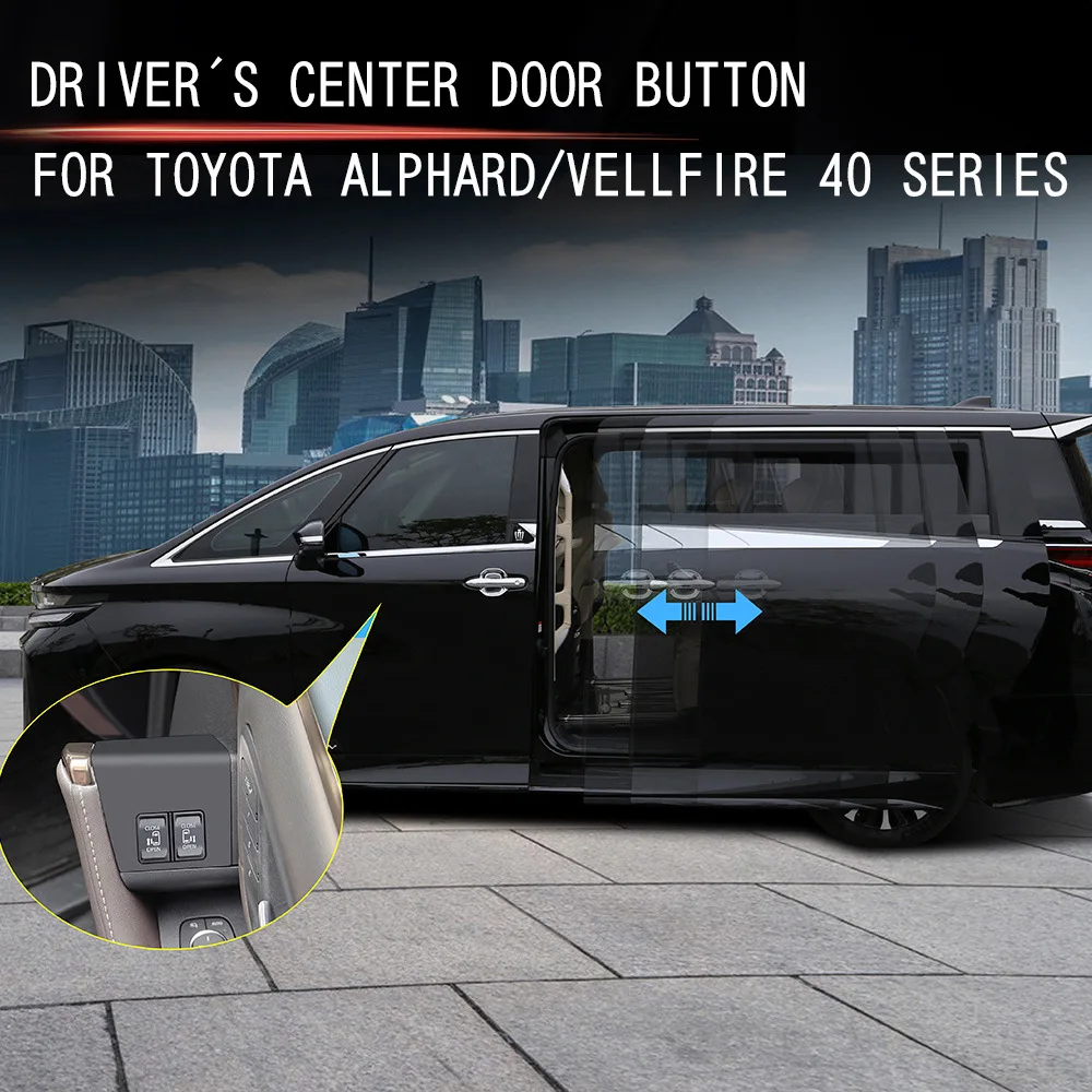 

For Toyota 40 Series Alphard/Vellfire 2024 RHD Middle Door Switch Upgrade Kit -Base To Premium Control Panel Switch Butto