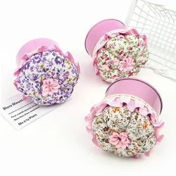 Needle Thread Organizer Flower Pattern Needle Pin Cushion Needlework DIY Quilting Pin Cushions With Storage Case Sewing Supplies