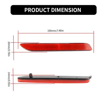 Pro Toyota Harrier Sienna EZ Alphard Aygo Lexus GX470 RX300 5630 NX RC auto Zadní nárazník Reflektor Zadní brzdové světlo Kryt Bez žárovky 10 nejlepší prodej Nárazník pro Toyota Harrier - №5