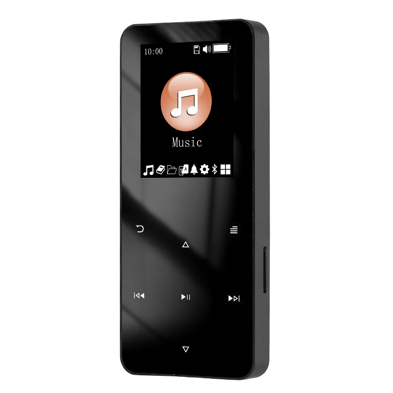 Genuine Metal Bluetooth 5.0 Touch Mp3 Student Ultra-thin Mini Walkman Mp4 Digital Music Player External Card Recording HIFI