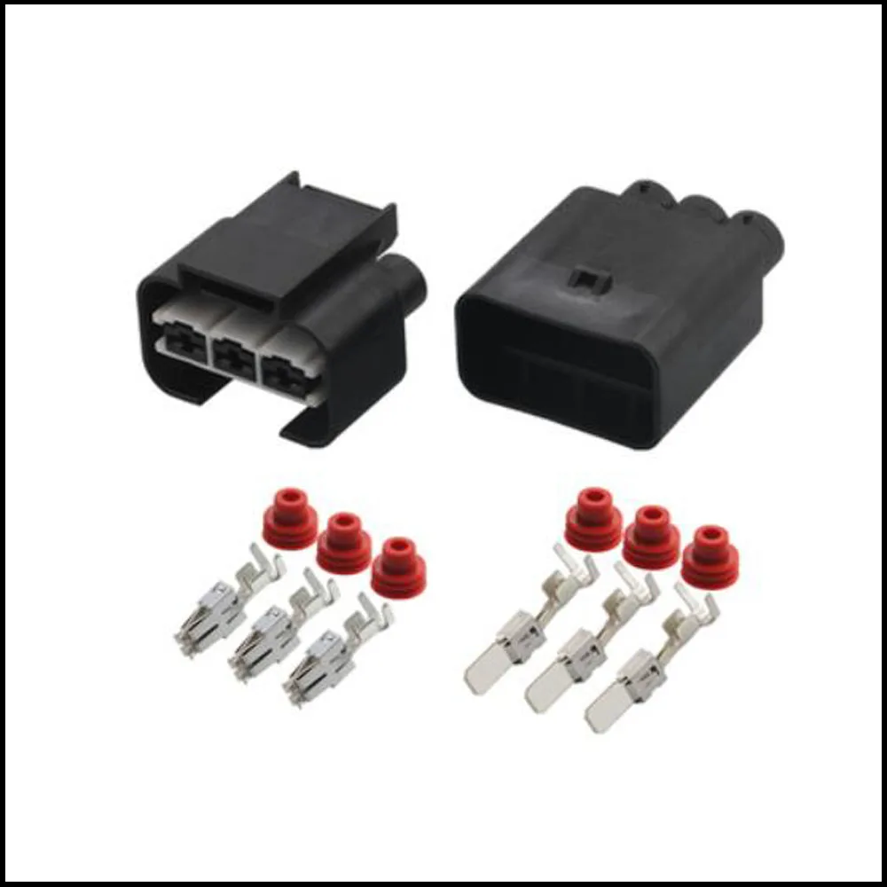 Imagem -04 - Conector de Cabo Impermeável Automático Plugue Automotivo Soquete Masculino Famoso Inclui Terminal Pinos 100conjunto 17432712