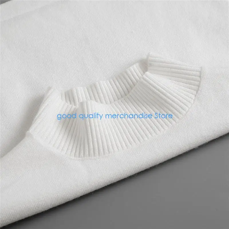 Y5JD منديل للرقبة الشتوية للرجال للطقس البارد، ياقة مدورة #5