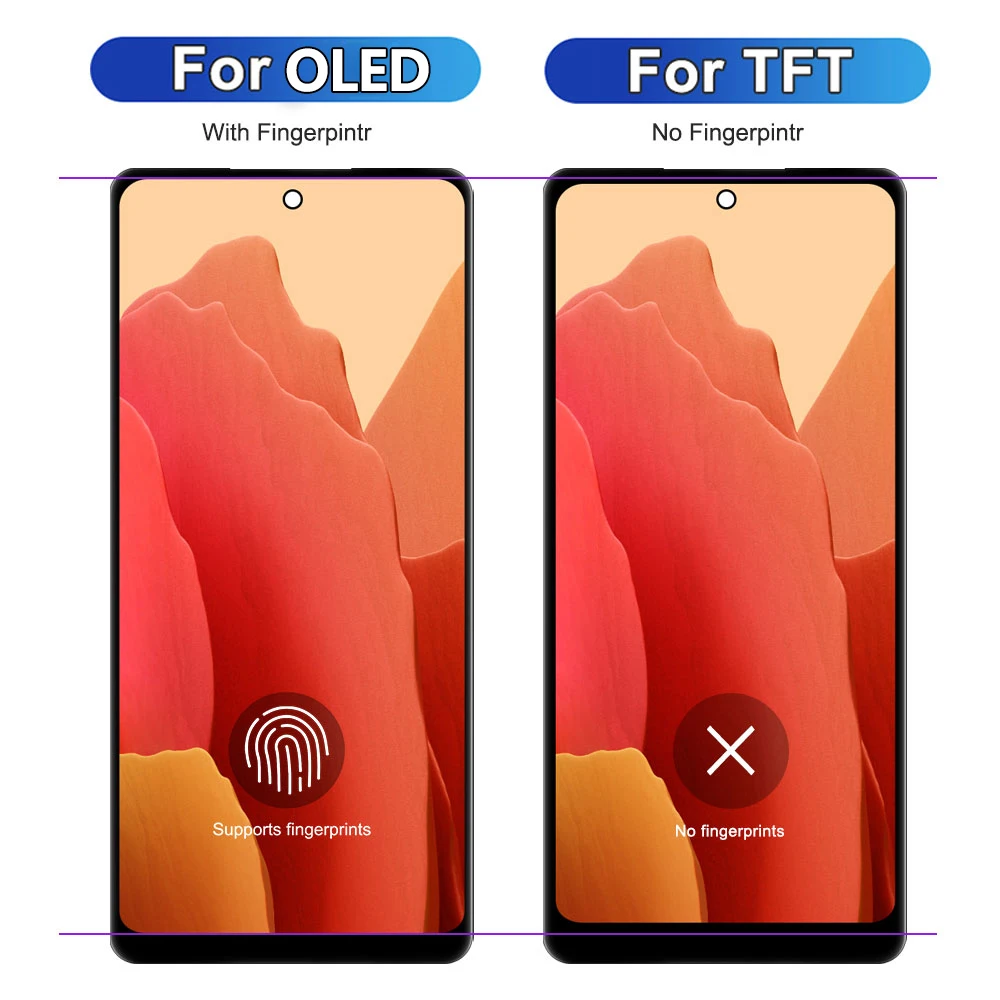 For Samsung S20 FE 4G/5G OLED/LCD Display Touch Screen with Frame Assembly Replacement for Samsung S20 FE G780 G781 Screen