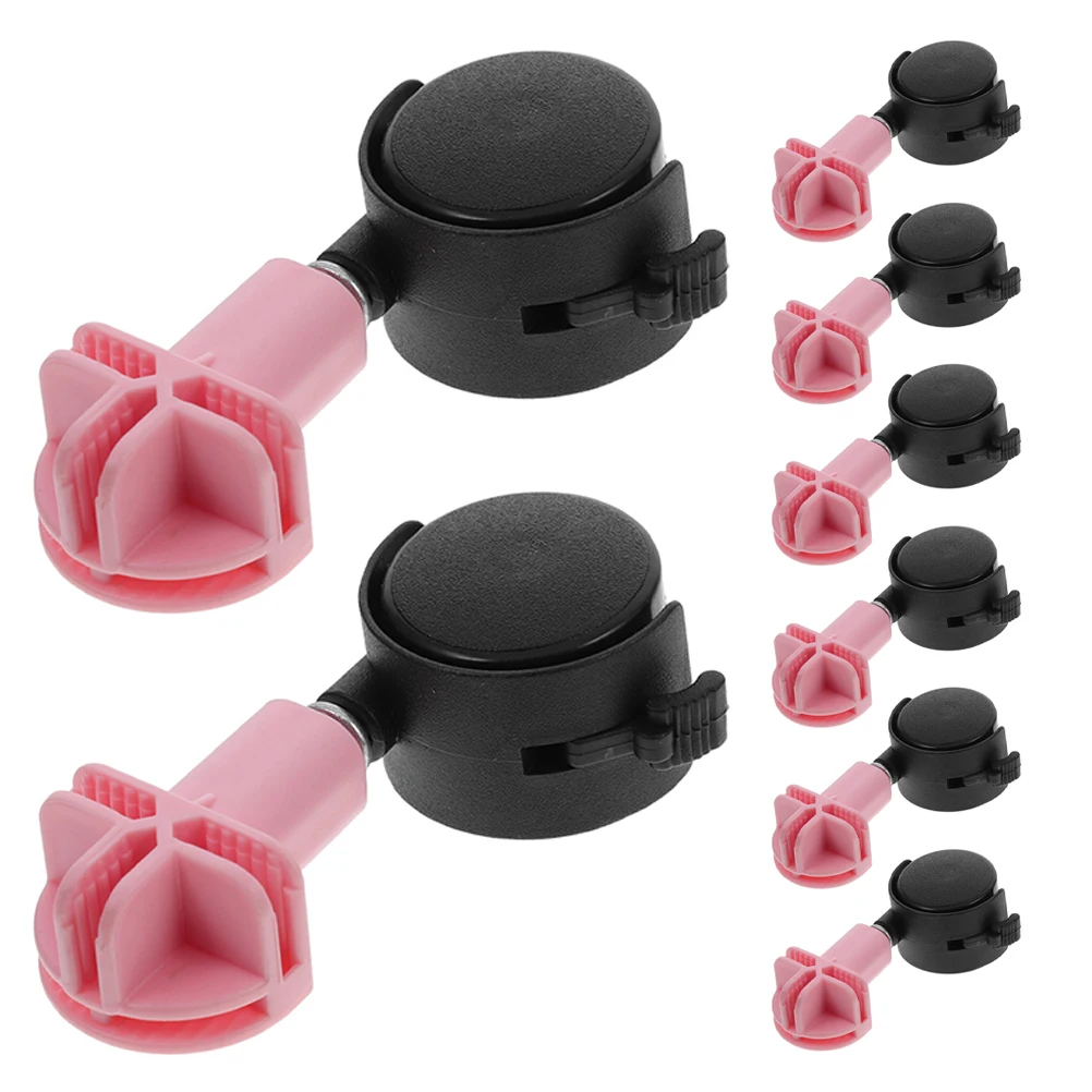 

8pcs Cat Cage Sliding Casters Heavy Duty Swivel Pink Wheels Dog Crate Accessories Pet Cages Replacement Modular Design Easy