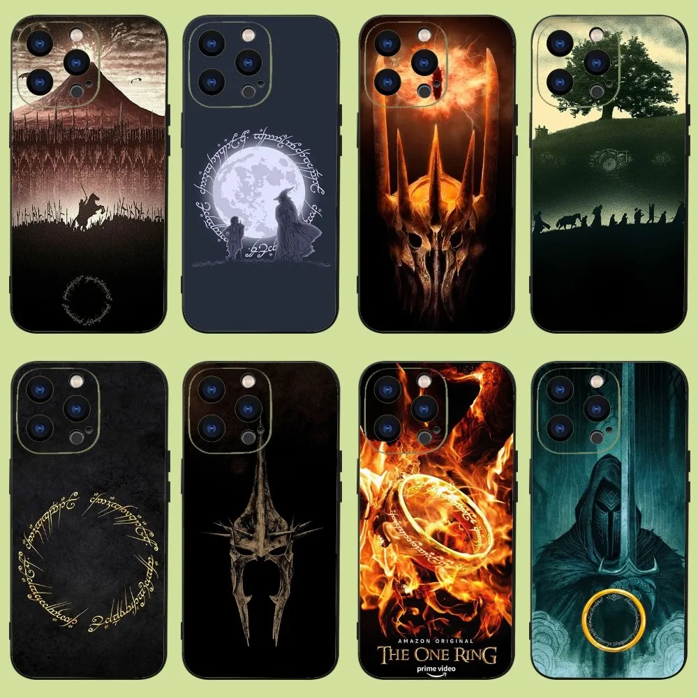 Movie R-Rings Of The Lords  Phone Case For iPhone 15,14,13,12,11 Plus,Pro,Max,XR,XS,X,7,8 Plus,SE,Mini Silicone Soft