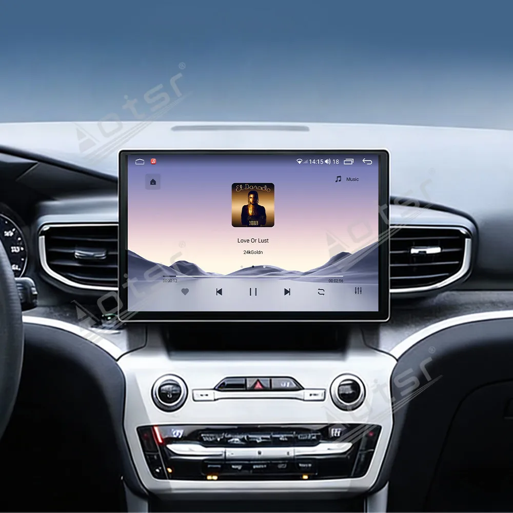 For Ford Explorer 2021-2025 13'' HD Touch Screen Car Radio Car Multimedia Video Player GPS Navigation Carplay Unit DSP Carplay