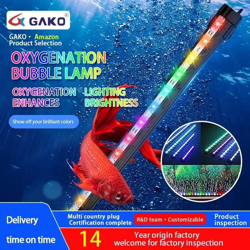 Hot Selling SQ-9YK 3.1W Modern Eco-Friendly Remote Control Aquarium Decoration for Arowana Fish Living Room