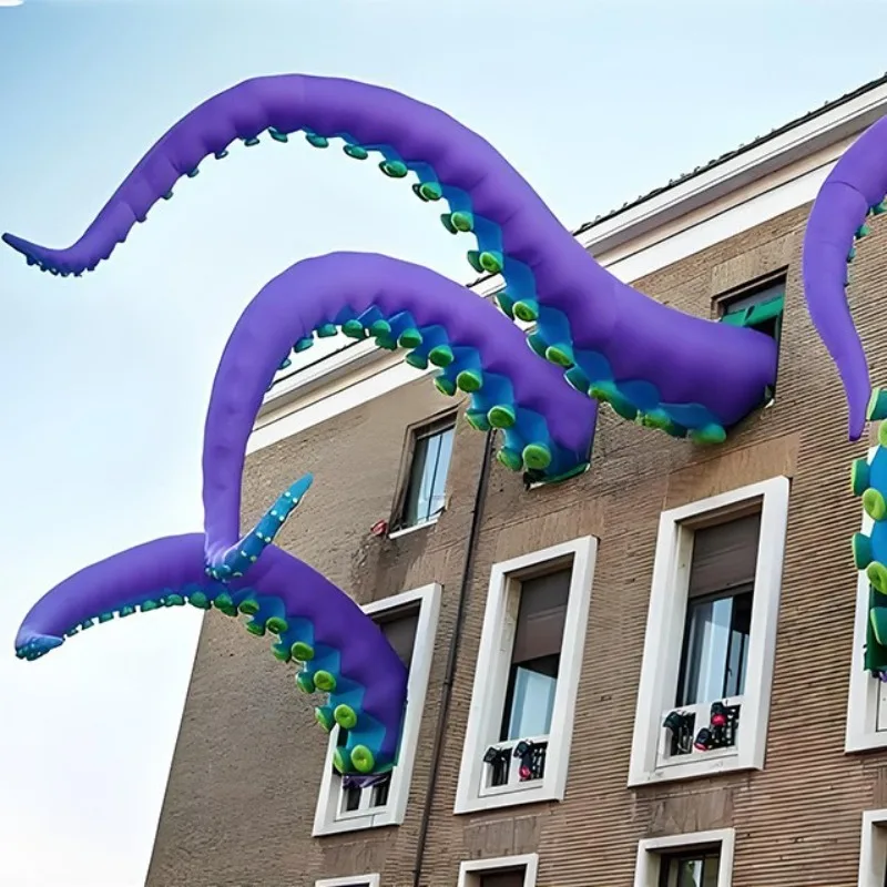 Inflatable simulation giant octopus air model cartoon shopping mall marine cartoon creature tentacles beautiful Chen inflatable