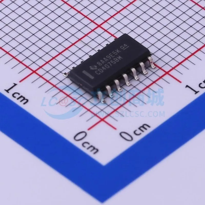 10 pcs CD4075BM96 CD4075B SOP-14 3-channel CMOS 3-input Logic Gate Chip IC