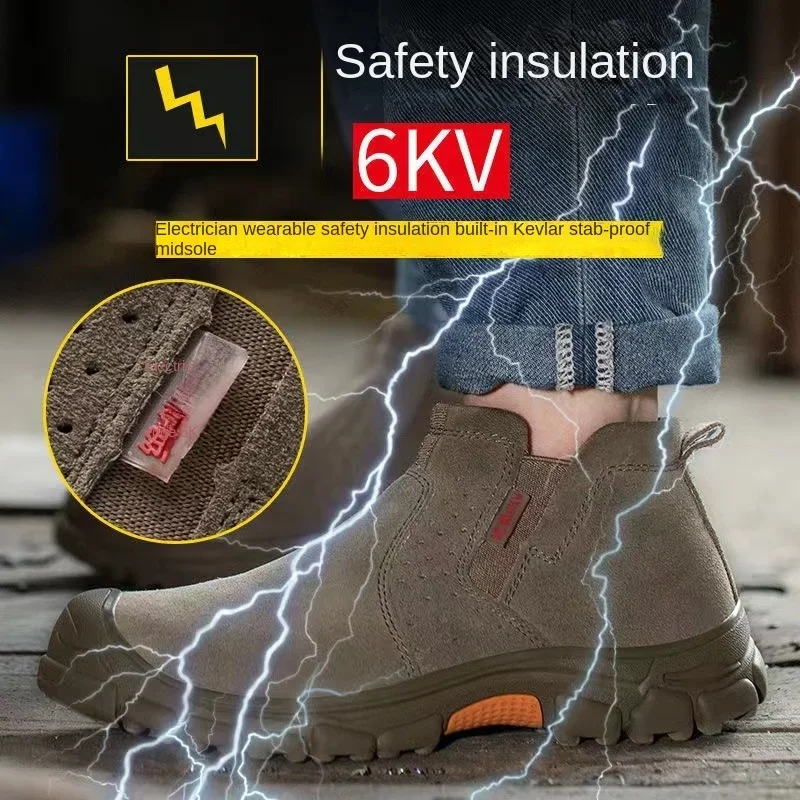 Защитная обувь против ожогов и износостойкая обувь для сварщиков, противоударная и противопрокалывающая обувь для сварки, защитная обувь для труда Защитная обувь против ожогов и износостойкая обувь для сварщиков, противоударная и противопрокалывающая обувь для сварки, защитная обувь для труда