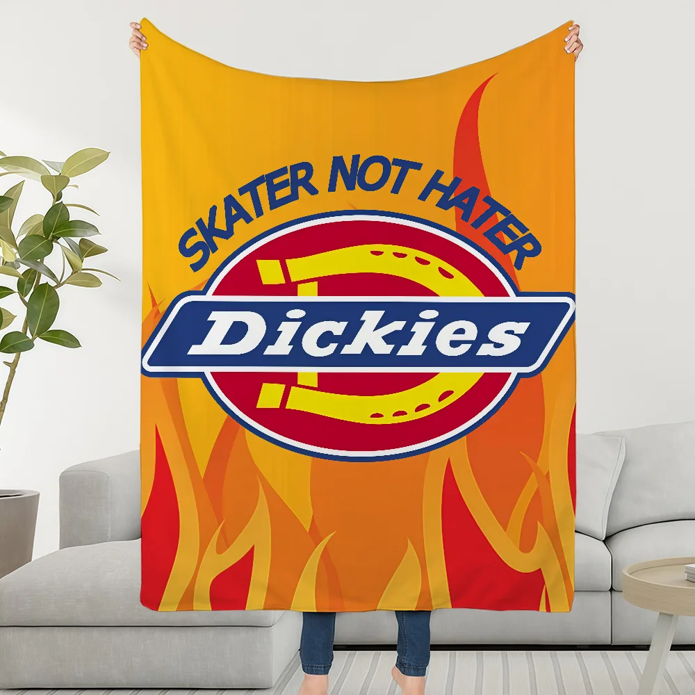 

Luxury D-DickieS-ES Logo Blanket Throw Super Cosy Plush Living Room Sofa Couch Childish Birthday Gifts