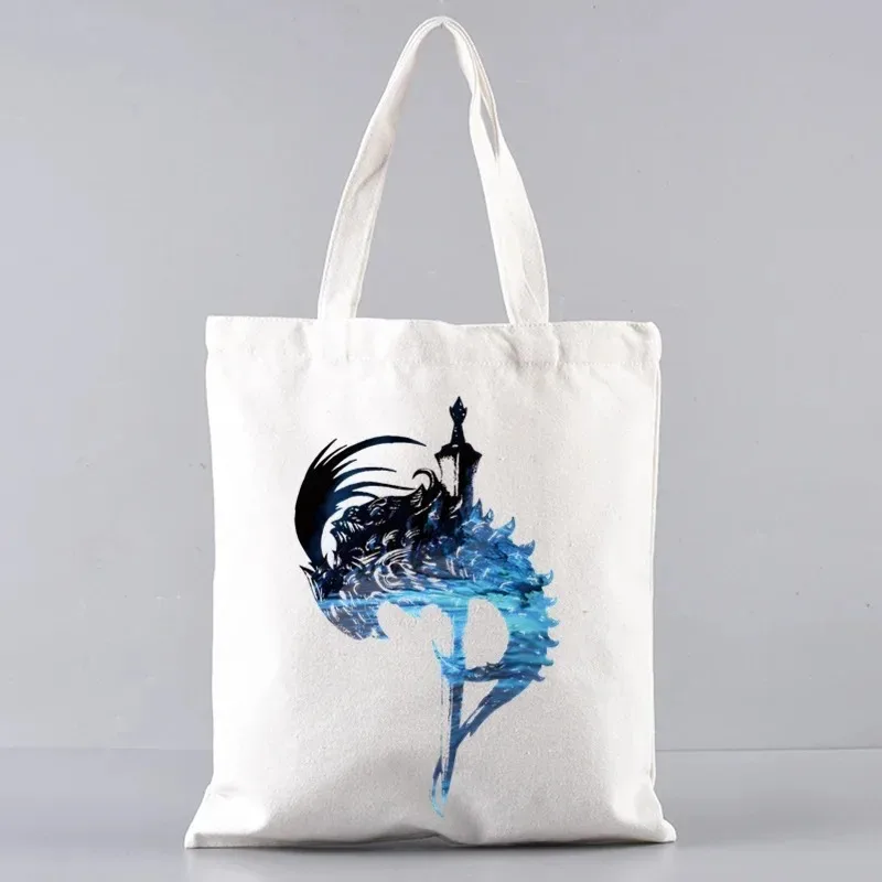 

Холщовая сумка на плечо Solo Leveling, новый рюкзак с логотипом, женская модная сумка, повседневная уличная одежда