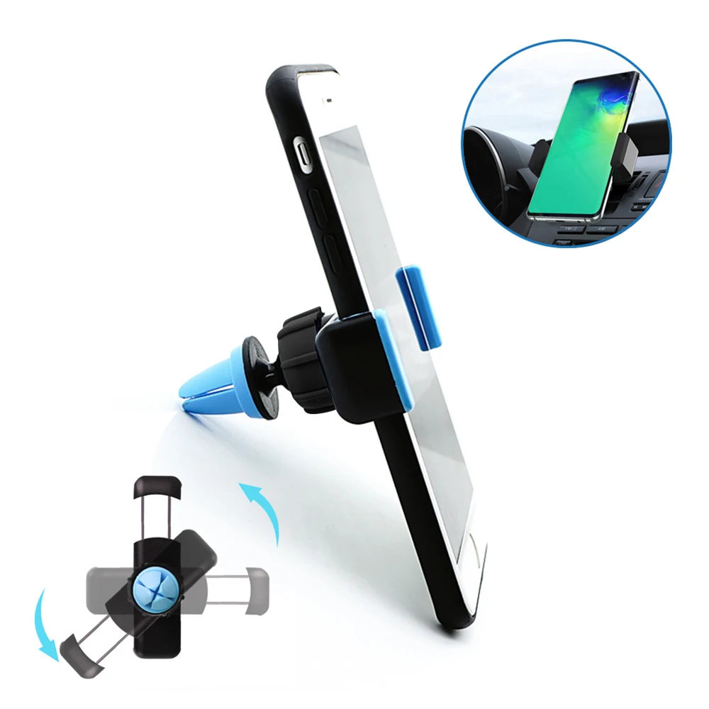 360 ° Drehbarer Auto-Handyhalter, Auto-Lüftungsschlitz-Clip-Halterung für iPhone, Samsung, Xiaomi, universelle GPS-Navigations-Smartphone-Halterung – Detail 6
