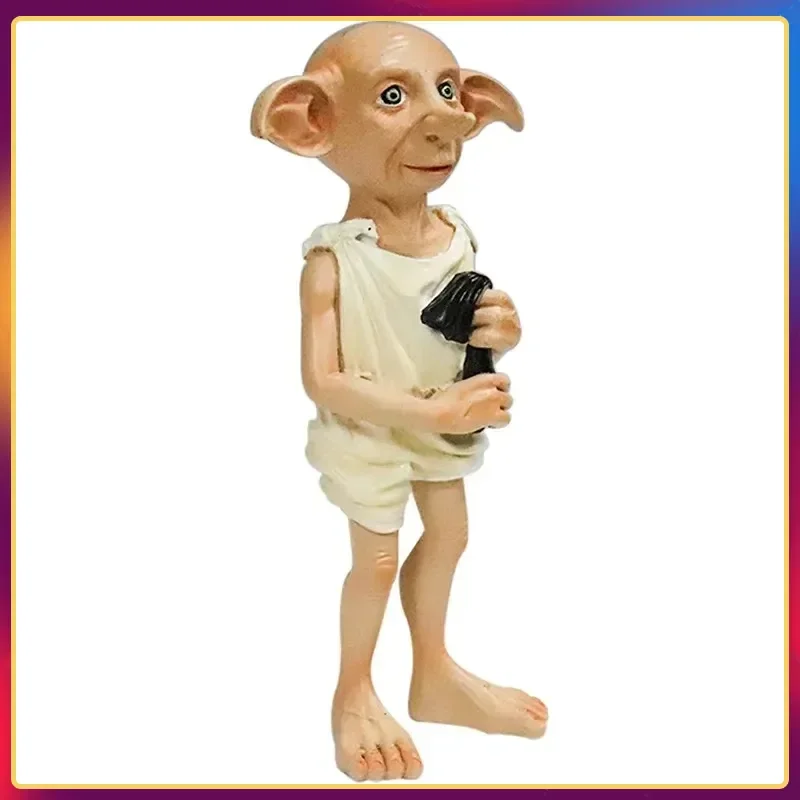 Figurine de dessin animé Dobby Elf, 16cm, modèle Abs, masque en Latex, décoration de film d'halloween, personnages de rôle, cadeaux, jouet préféré des garçons