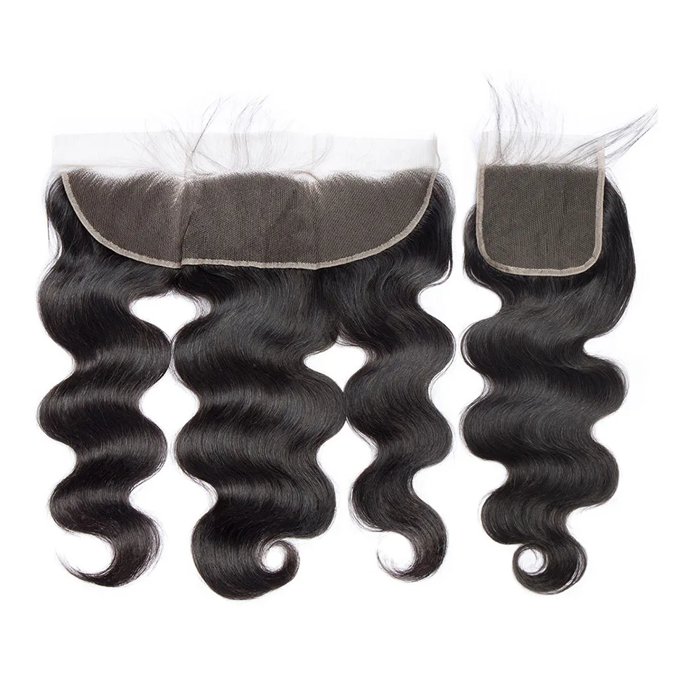 Body Wave 5x5 6x6 Closures Only 100% Human Hair Virgin Hair 13x6 HD Transparent Lace Closure Frontal Pre Plucked With Baby Hair