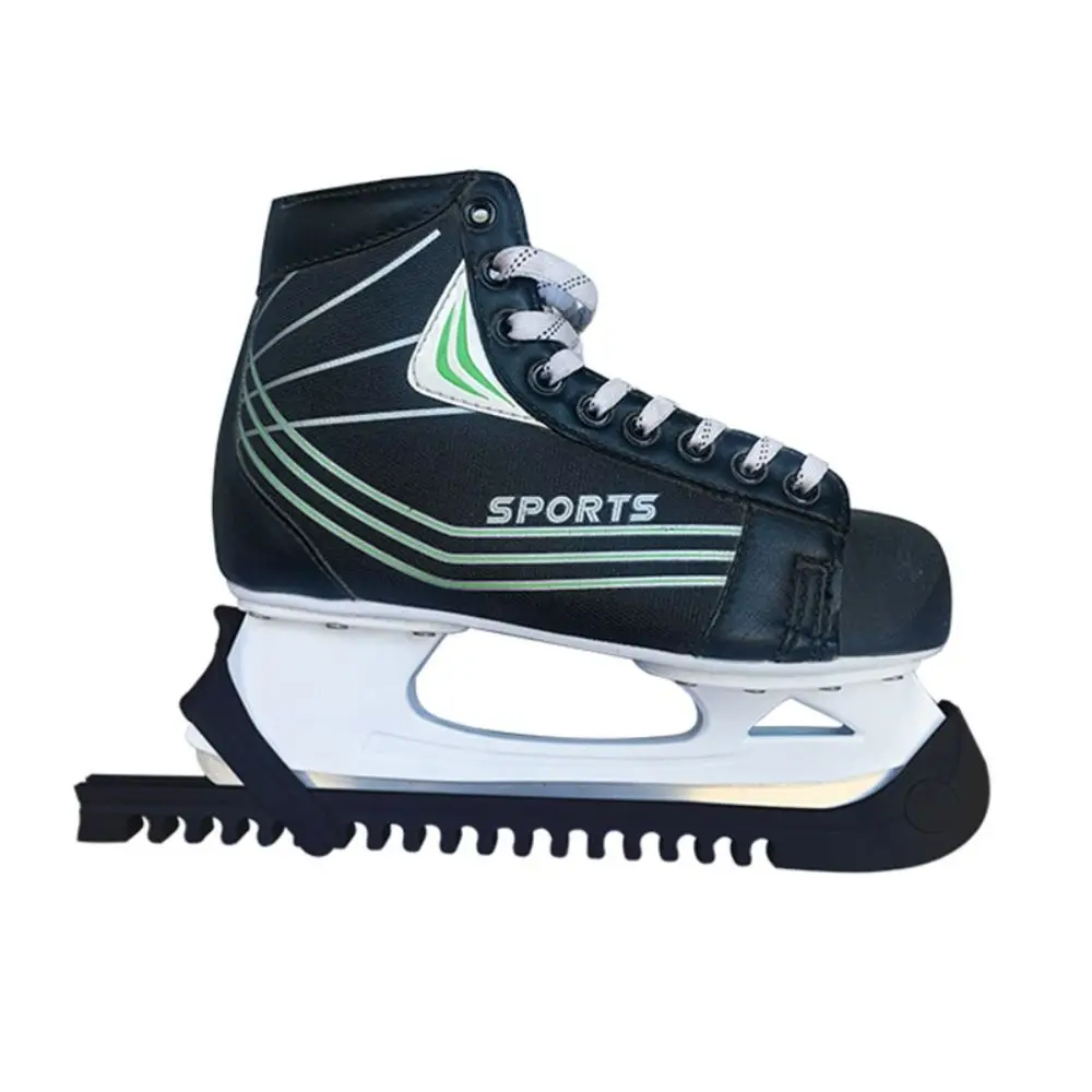 1 Pair Non-Slip Ice Blade Protector Adjustable Wear-Resistant Shoes Ice Skate Covers Protector Sleeve Ice Skate Blade Guards