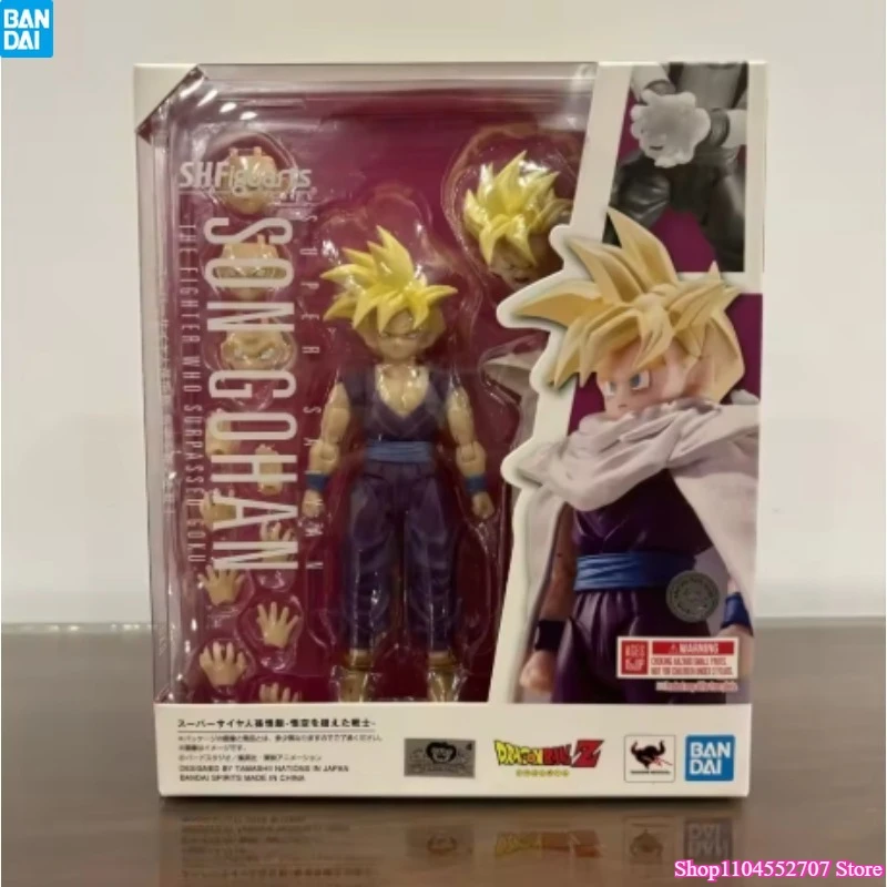 

Bandai in Stock S.H.Figuarts Dragon Ball Super Saiyan Son Gohan The Fighter Who Surpassed Goku Action Kids Doll Toy Gift
