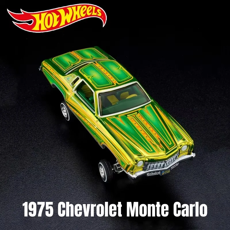 

Новые оригинальные Hot Wheels Rlc 1/64 1975 Chevrolet Monte Carlo, имитация модели автомобиля, игрушечный автомобиль для любителей коллекционирования на складе