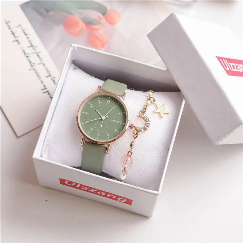 Women's Exam WatchinsSpecial Interest Light Luxury Junior High School Students Korean Simple Waterproof Retro Mori College Style