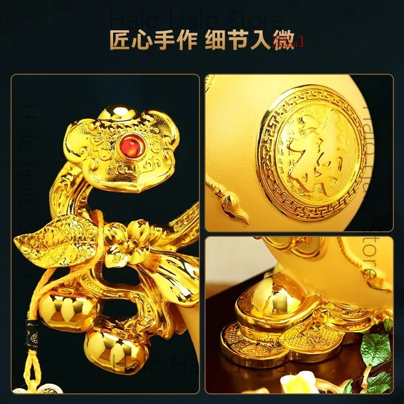 Fu to Cai to Gourd Ornament Recruitment Rice Living Room Entrance Entrance Ruyi Ornament