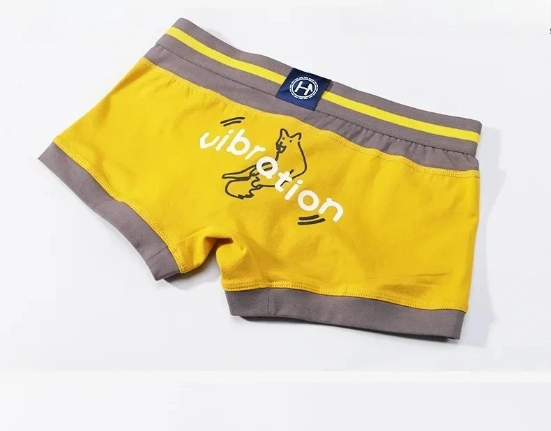 Cotton Bulge Underwear for Men Skin Friendly Breathable Comfy Boxer Briefs Panties Male Sexy Low Waist U Convex Pouch Underpants