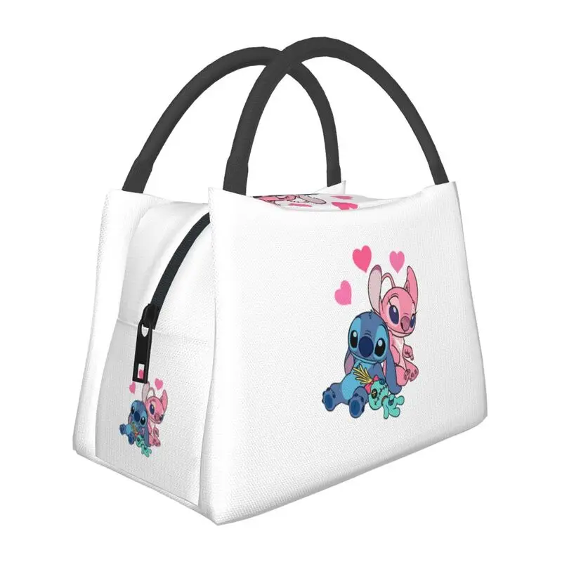 

Custom Stitch TV Cartoon Animation Lunch Bag Men Women Thermal Cooler Insulated Lunch Box for Office Travel