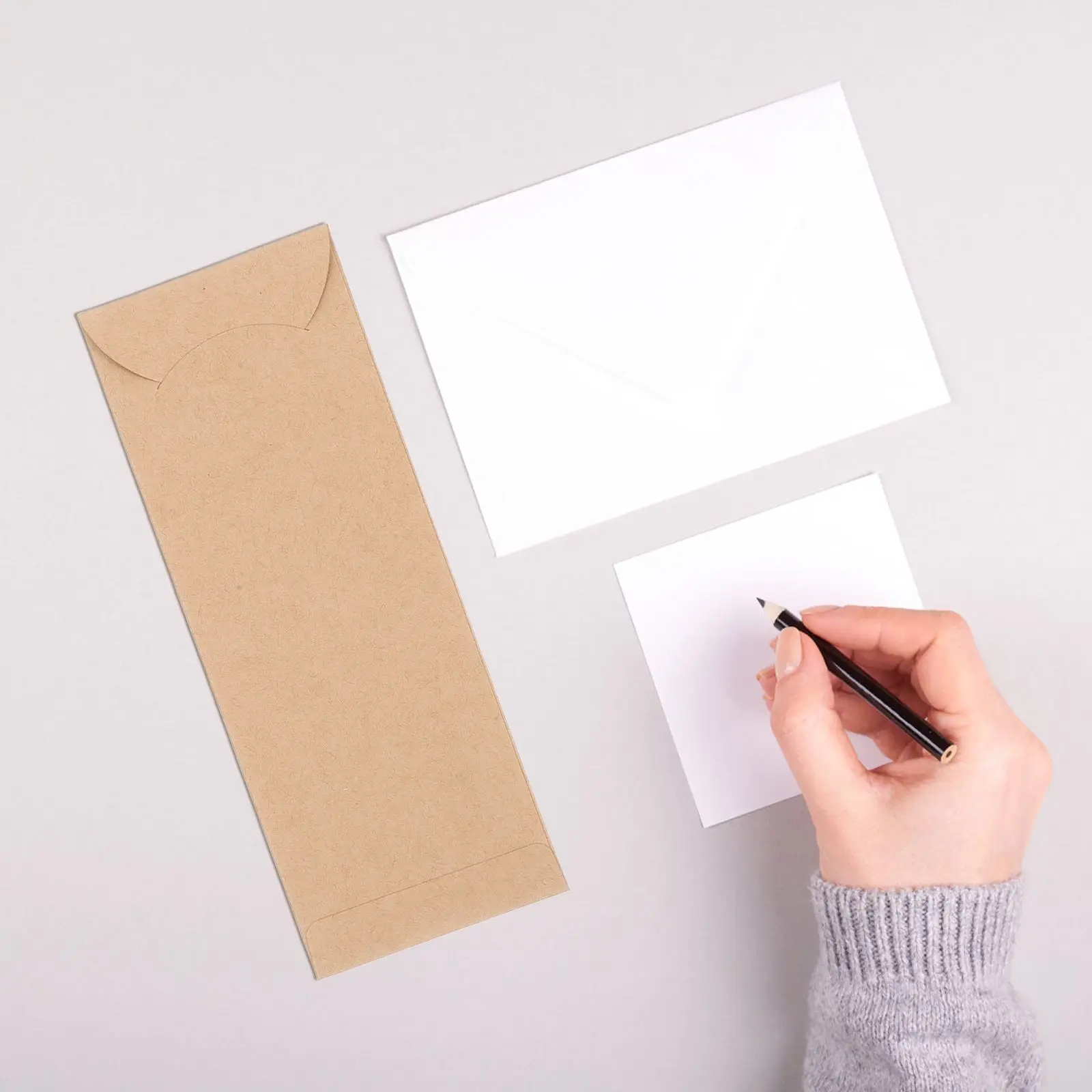 10 Pcs Bookmark Envelope Blank Protectors Storage Bags Classroom DIY Pen Covers Mini Envelope Paper Pouch