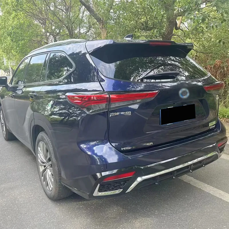 

ForFor Toyota Highlander 2022 2023 2024 LX600 Style Front Bumper Facelift Body Kit PP Plastic Exterior Modification Parts