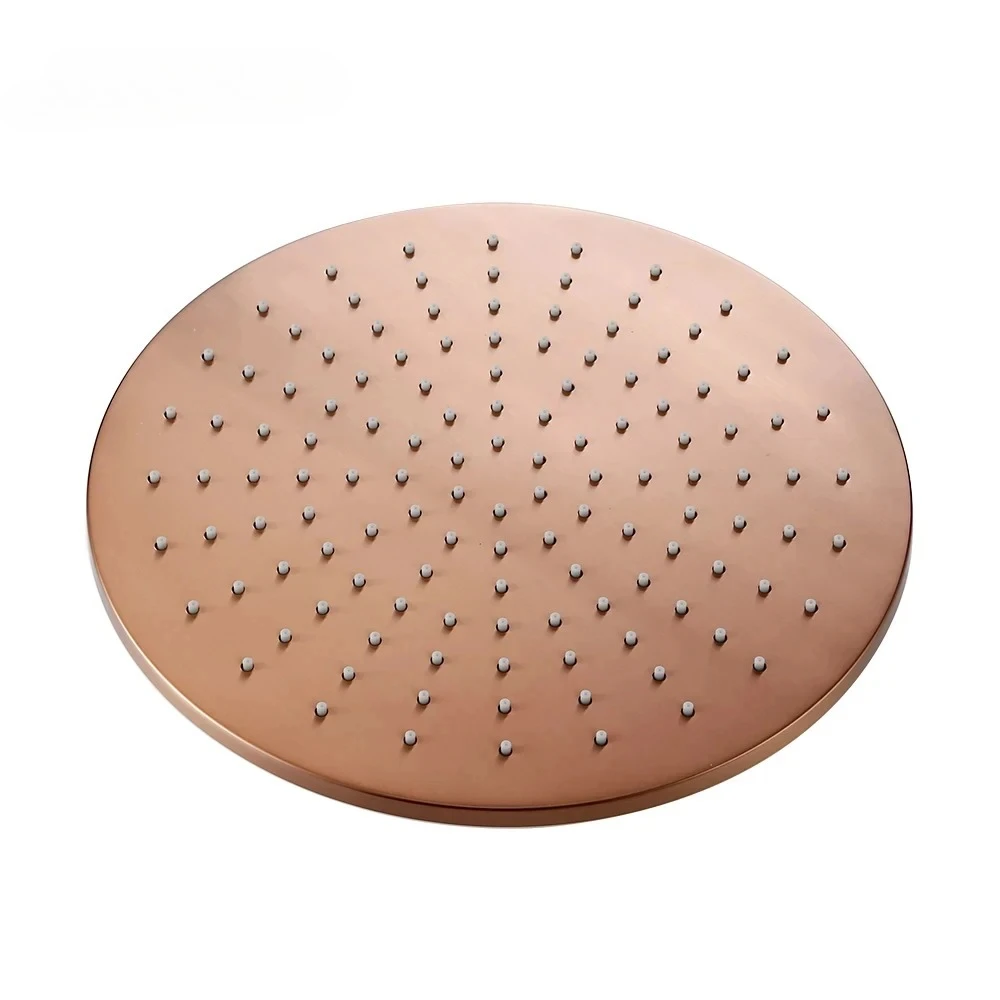 Matt Black Polished Rose Gold Brushed Chrome Round Home Improvement Replacement Part Only Shower Head Brass Bathroom Accessories