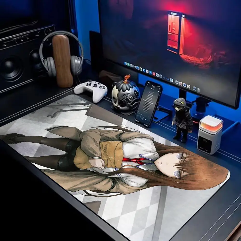 Steins;Gate Kurisu Makise Mouse Pad Extra Large XXL Extended Gaming Desk Mat Customizable natural non-slip rubber