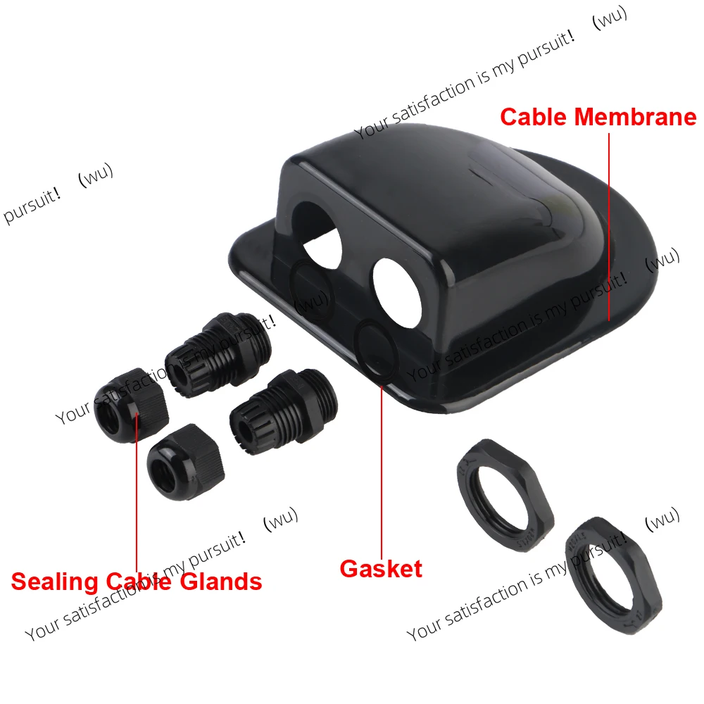 سقف سلك دخول قافلة الشمسية صندوق وصلات السيارة كابل موصل حامل RV يخت قافلة الملحقات كابل دخول صندوق الغدة