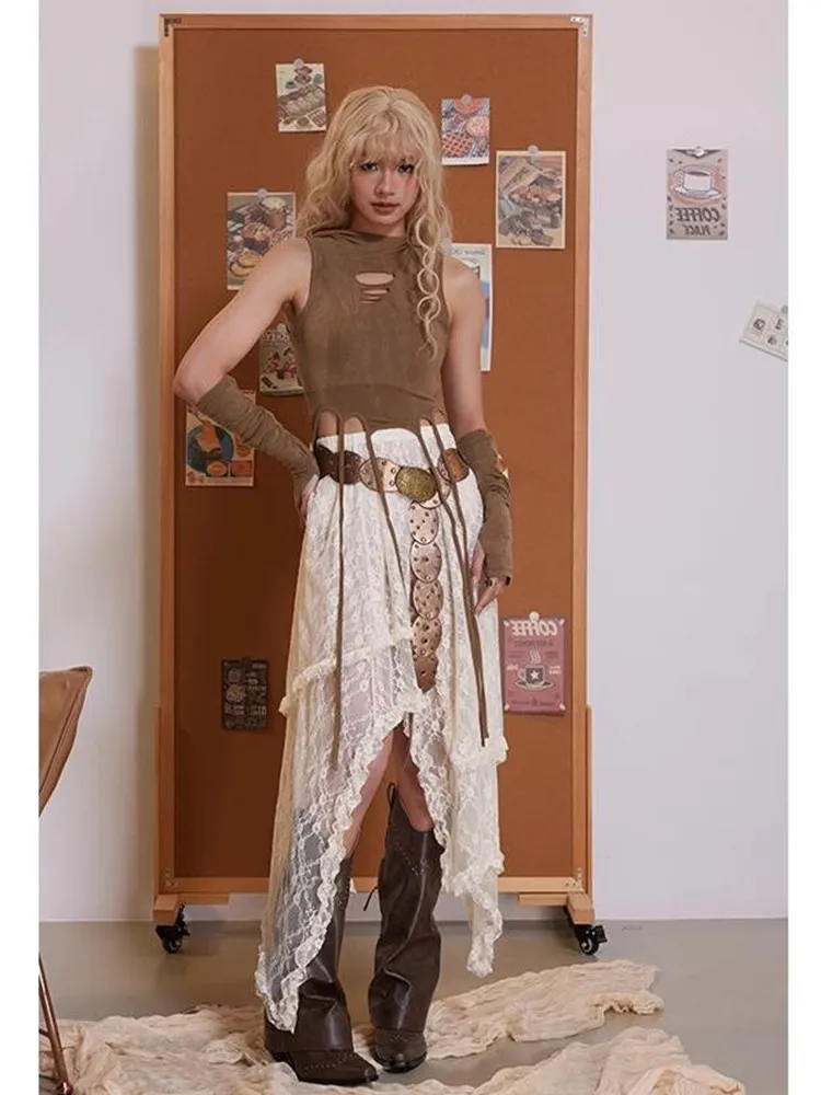 

Юбки женские с высокой талией, пэчворк, с цветочным узором, художественные, изящные, из легкой нежной ткани, многоярусные, разноцветные, женственные, летние, пляжные