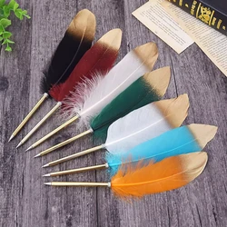 1 Pieces Stationery Cute Feather School Office Supplies Ballpoint Pen Gift Sweet Pretty Lovely Personality Styling
