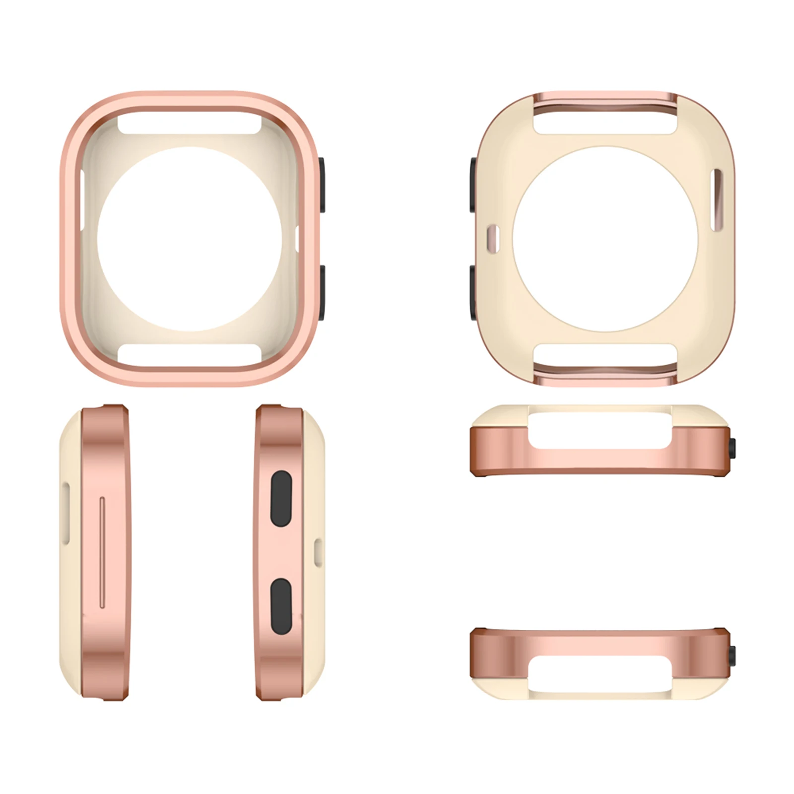 For Amazfit Bip 6 Metal Protective Case Anti-Scratch Replacement Hard Case Detachable Watch Protect Shell Watch Accessories