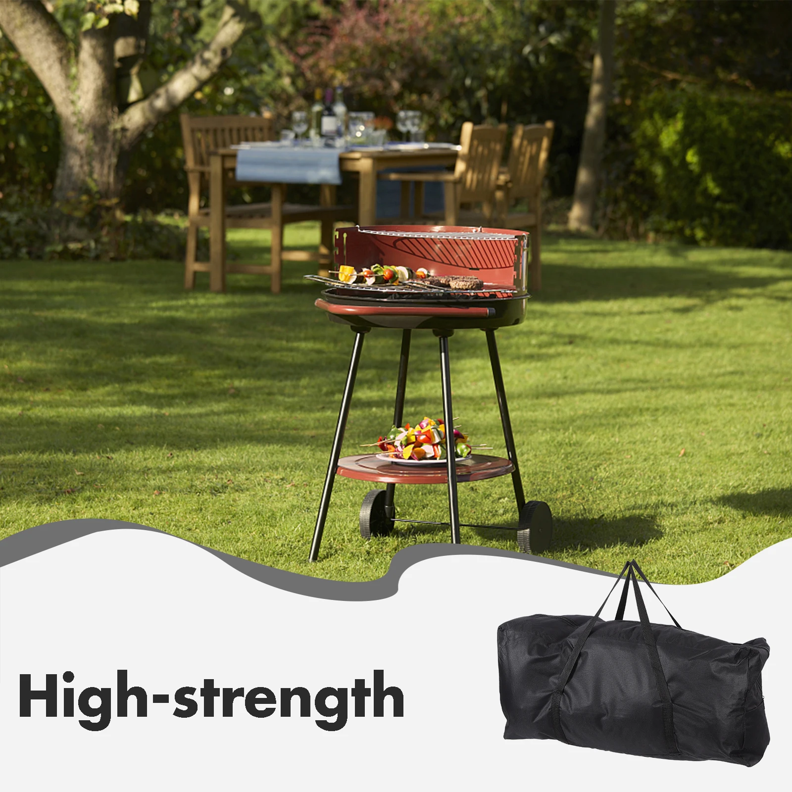

Grill Tool Holder High-Strength Bbq Tool Bag Outdoor Camping Storage Container Barbecue Tools Organizer Travel Bag