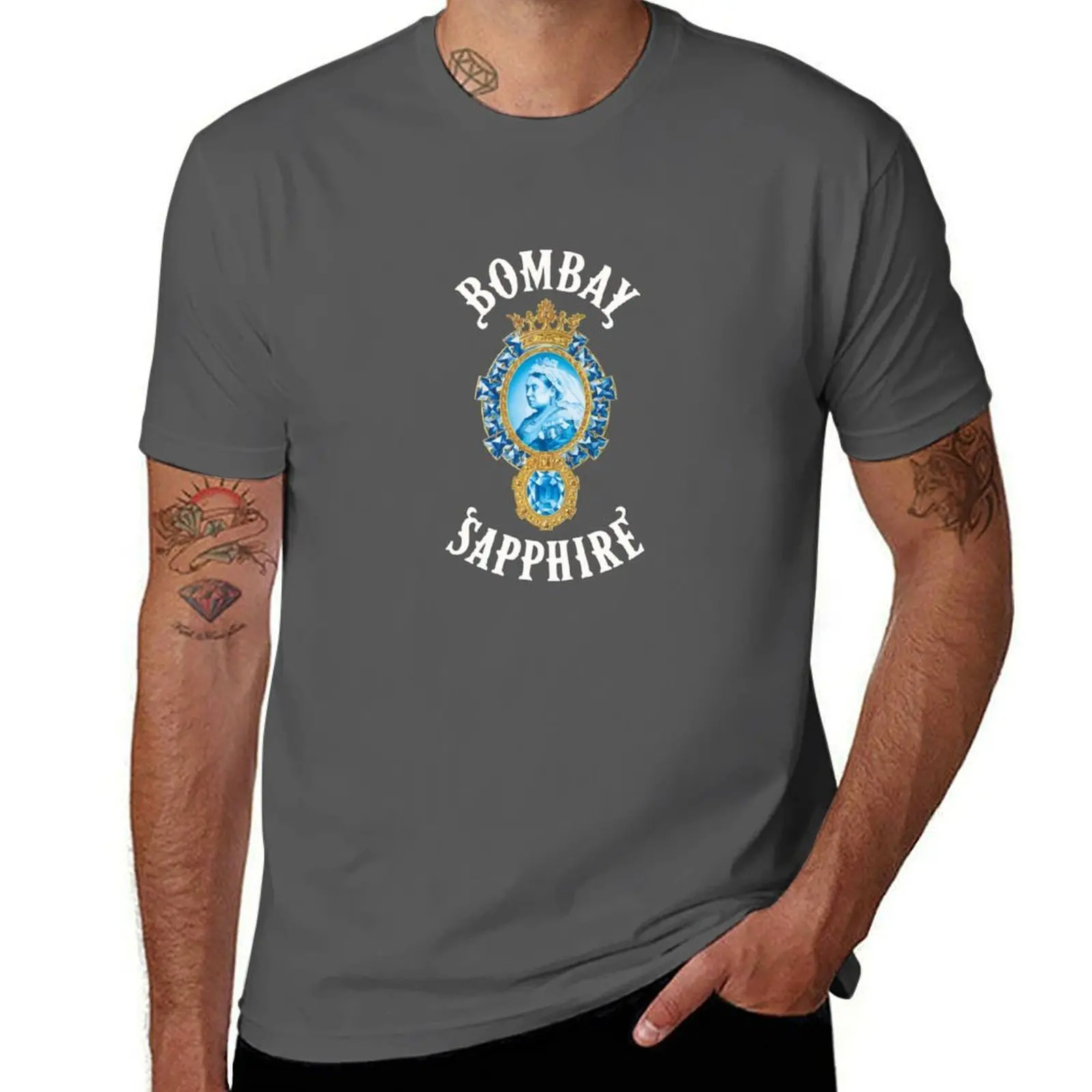 Camiseta Bombay Sapphire Gin, camiseta informal para uso diario