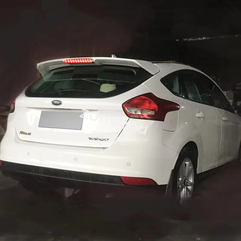 

Use For Ford Focus hatchback 2012-2018 Year Roof Spoiler Rear Wing Body Kit Accessories (White)